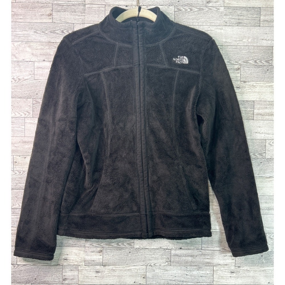 The North Face Women's Black‎ Full Zip Fleece Jacket Size Small Soft Cozy